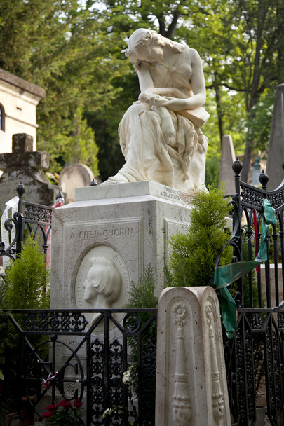 Tomba di Frederic Chopin, cimitero di Pere Lachaise, Parigi
 - Foto, immagini