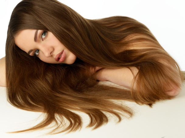 Девушка с длинными волосами
 - Фото, изображение