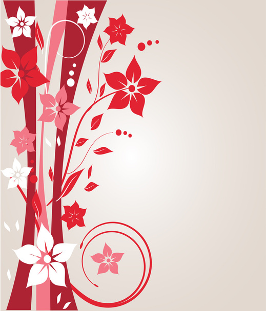 Abstract Floral background - Vector, Imagen