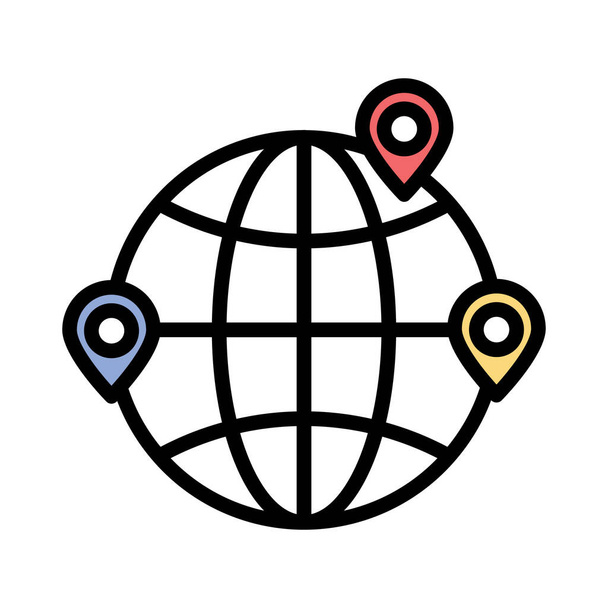 Global fill inside vector icon which can easily modify or edit - Вектор, зображення
