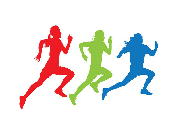 Run for Life on illustration graphic vector - Vector, Image