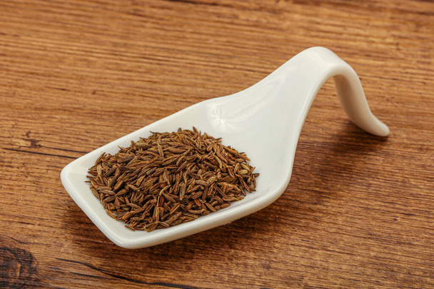 Cucina aromatica semi secchi di zeera nella ciotola - Foto, immagini