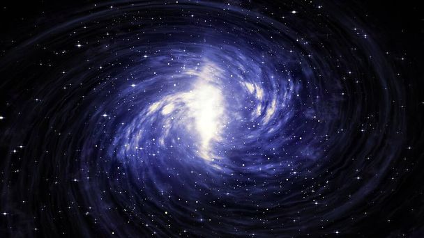 Spiralgalaxie in tiefer Sphäre - Foto, Bild