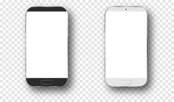 Mobile phone mockup . Blank smartphone - Vector, Image