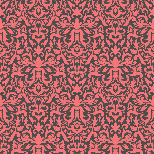 Decorative damask vector seamless pattern for wallpaper, textile , surface, fashion , background,tile, stationary, home decor, furnishing etc. - Photo, Image