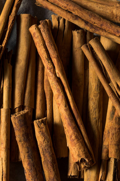 Dry Organic Ceylon Cinnamon Sticks in a Bunch - Fotografie, Obrázek