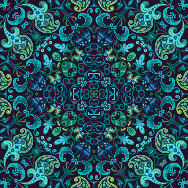 Vector ethnic nature ornamental background - Vector, Image