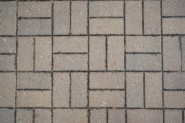 Texture of gray paving tiles - Foto, Imagen