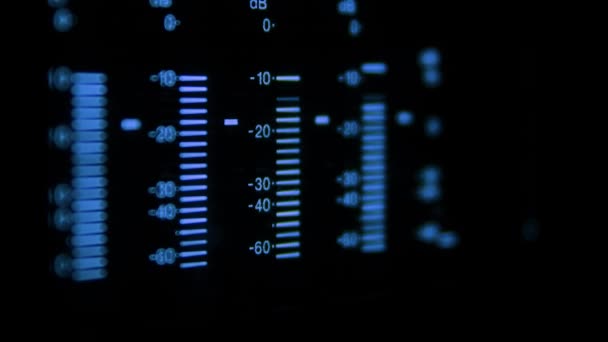 Macro de volumen de audio gráfico de barras en una grabadora de vídeo digital
 - Metraje, vídeo