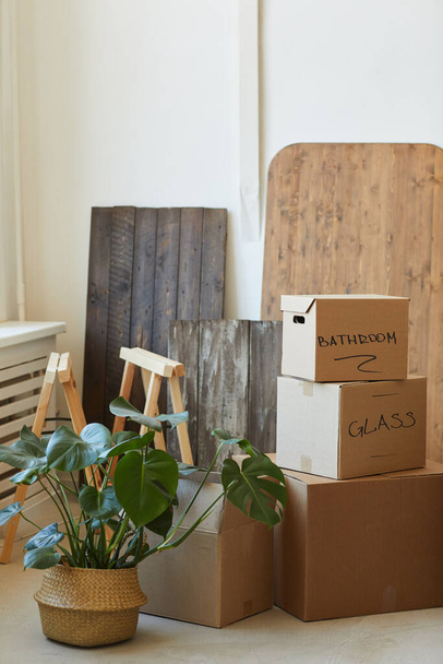 Packed things during relocation - Photo, Image