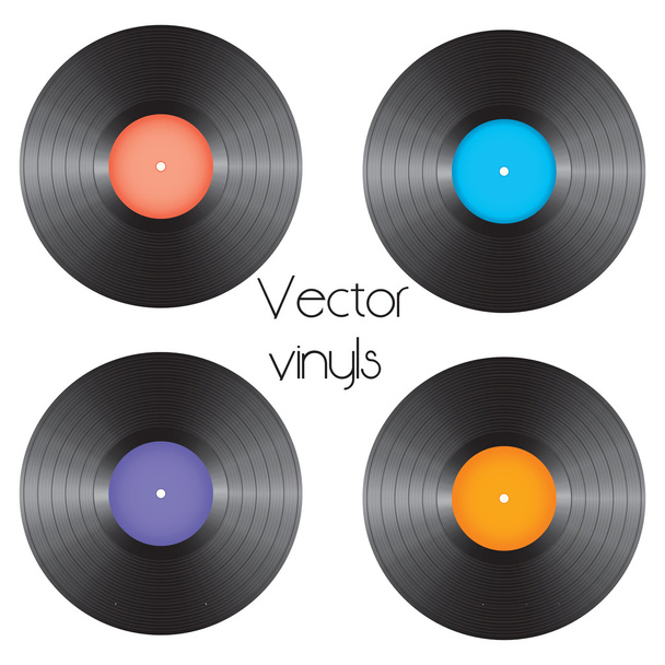 vinylgroep - Vector, afbeelding