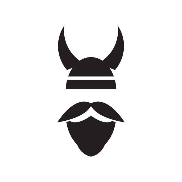 návrh loga vektorové ikony viking - Vektor, obrázek