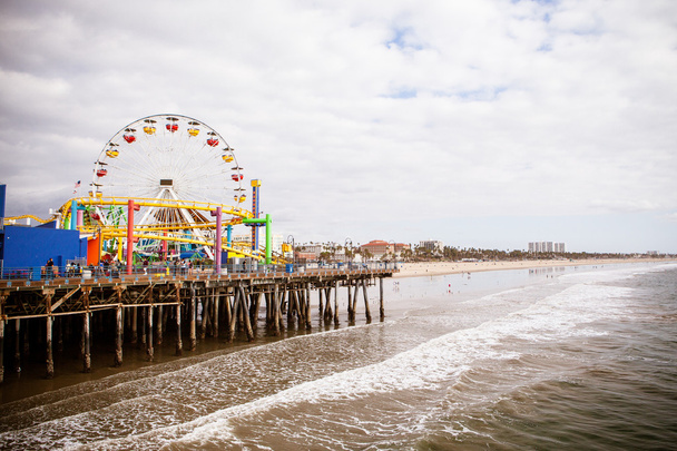 Santa Monica pier - Fotoğraf, Görsel