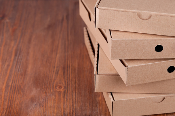 cardboard pizza boxes - Photo, Image