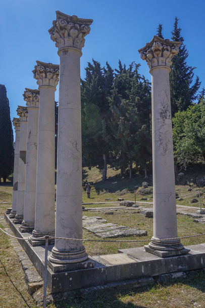 Kos, Grecia: El templo corintio de Apolo en el Asclepion en la isla egea de Kos
. - Foto, imagen