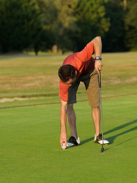 Golfer picking - Foto, Imagem