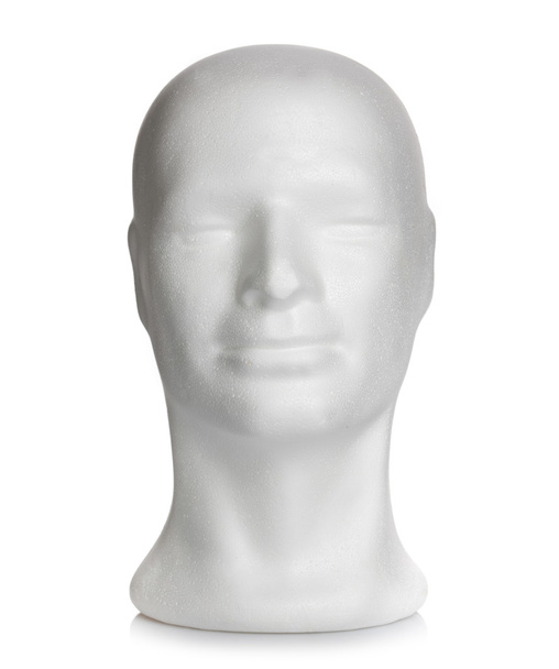 samčí hlava z polystyrenu - Fotografie, Obrázek