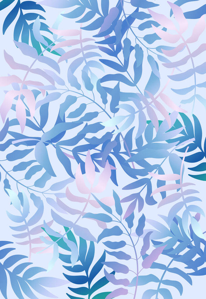 Літній плакат, тропічний фон з долонями. Дизайн візерунка ілюстрації друку. Візерунок пальмового листя
 - Вектор, зображення