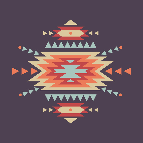 Vector colorful decorative ethnic pattern - Vector, Image