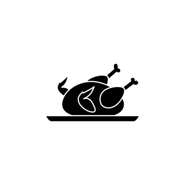イラスト肉アイコンのベクトルグラフィック。ステーキ、バーベキュー、料理に最適, - ベクター画像