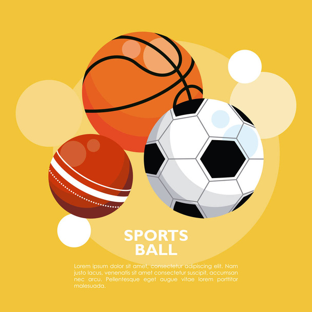набір іконок спортивних кульок обладнання
 - Вектор, зображення