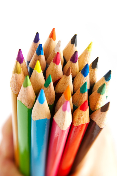Color pencils macro - Valokuva, kuva