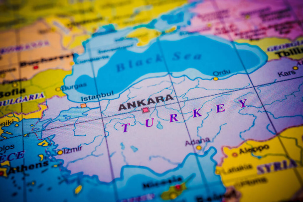 La Turquie sur la carte du monde
 - Photo, image