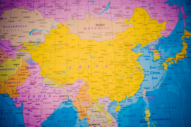 La Chine sur la carte du monde
 - Photo, image