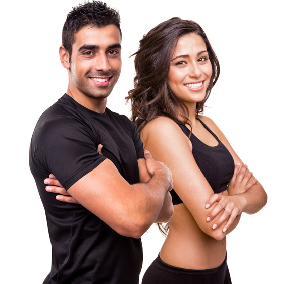 Dos hermosos instructores de fitness
 - Foto, Imagen