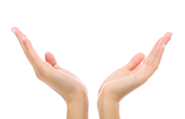 жіночі руки на білому тлі
 - Фото, зображення