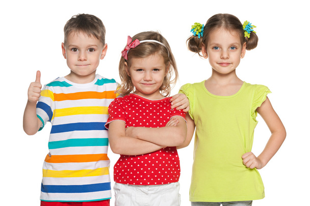 Joyful preschoolers - Foto, immagini