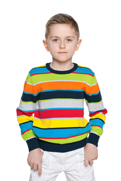 Serious fashion young boy - Photo, image