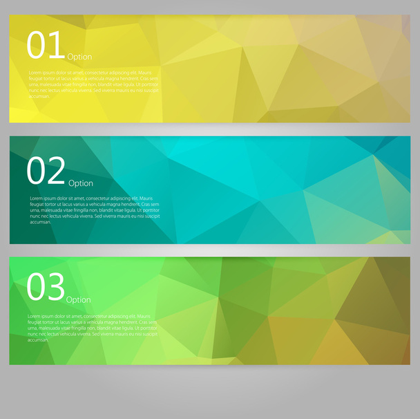 Design template banners set - Vector, Image