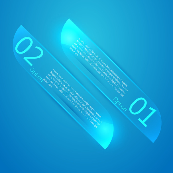 Glass banners - Vector, Image