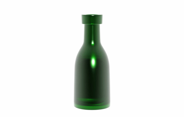 gekleurde glazen vaas als tafeldecoratie - Foto, afbeelding