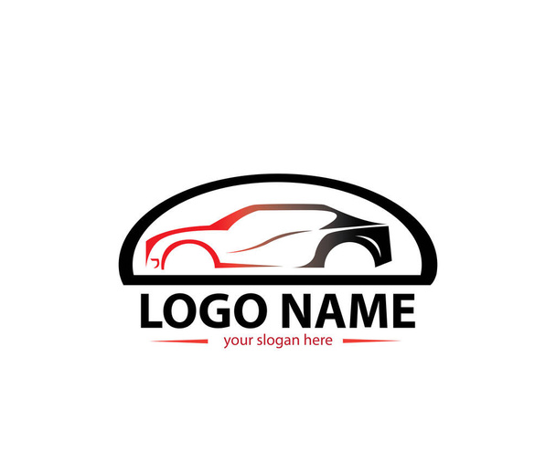 Protection for car logo design - Vector, Image