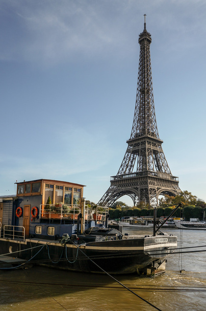 párizsi eiffel torony ans a Szajna - Fotó, kép
