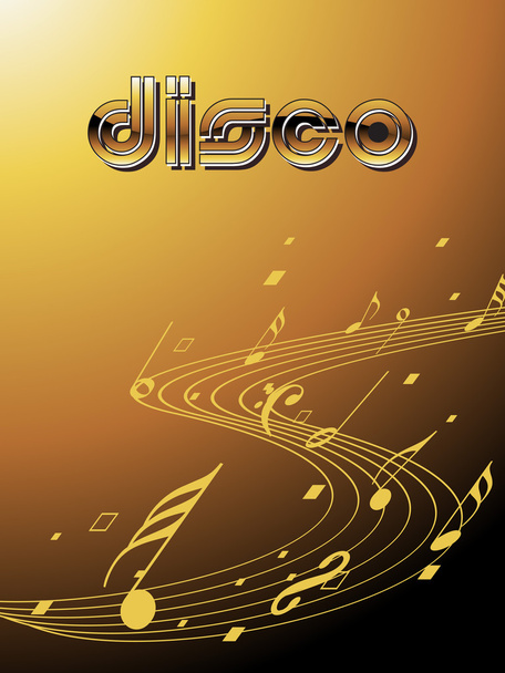 Illustration of musical background - Вектор,изображение