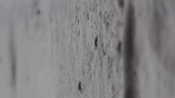 Gray bright grunge wall texture, stock footage - Footage, Video