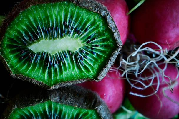 ensemble de légumes frais mûrs concept d'alimentation saine - Photo, image