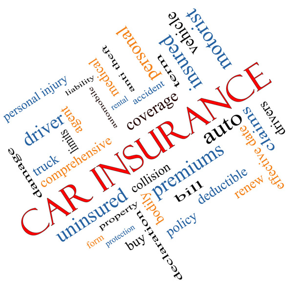 車保険単語雲概念角度 - 写真・画像