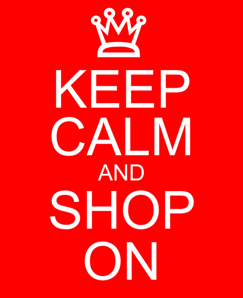 Keep Calm and Shop On - Photo, Image