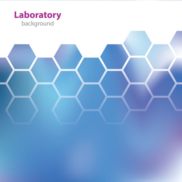 Abstract blue medical laboratory background. - Vector, Image