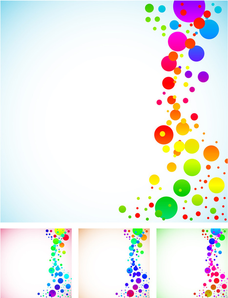 Colorful backgrounds. - Vector, Image