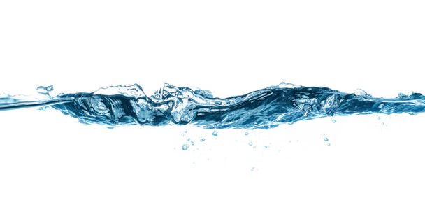 Drinking of water wave and abstract wave water isolated on white background - Foto, Bild