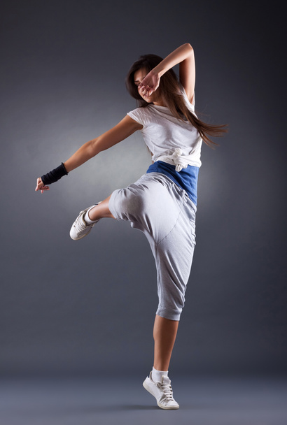 mladá žena, tanec - Fotografie, Obrázek