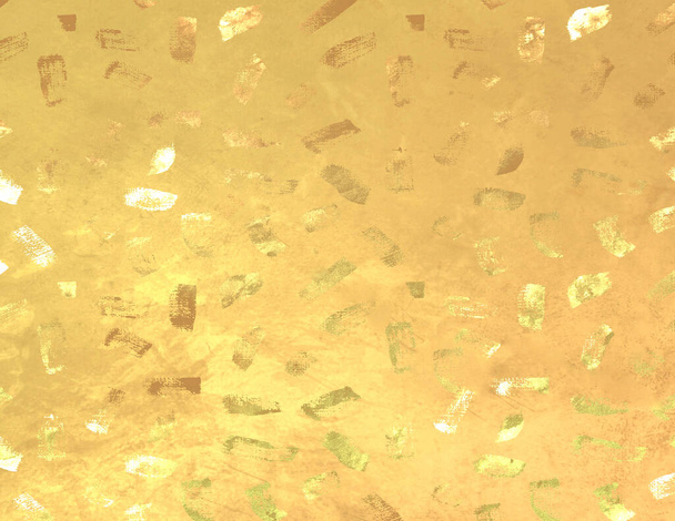 Le fond texturé métallique abstrait brillant doré superposition - Photo, image