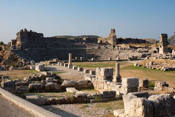 starověké město Ksantos starověká civilizace Turecka - Fotografie, Obrázek