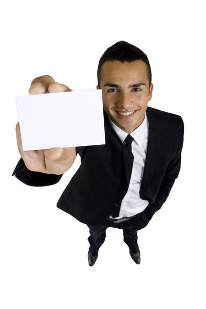Man with card - Photo, Image