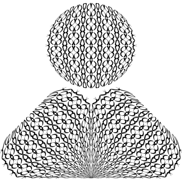 Vector abstracto formas geométricas rítmicas
 - Vector, imagen